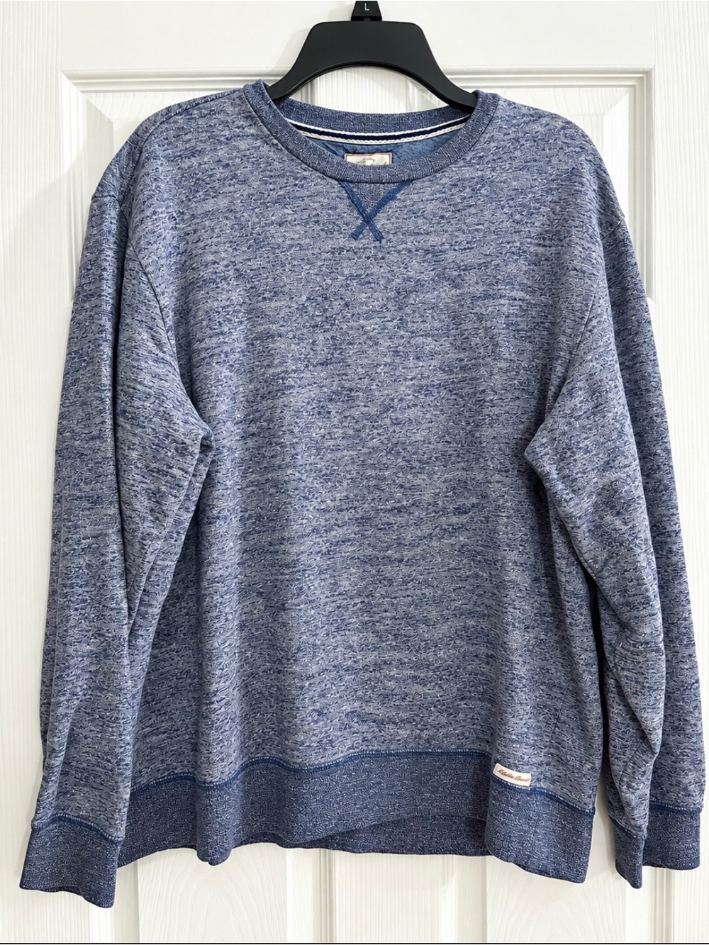 Weatherproof Men's Blue Heather Crewneck Pullover
